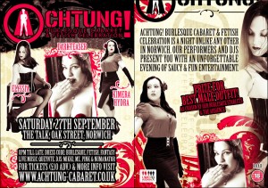 Achtung! 27th September 2008 Flyer